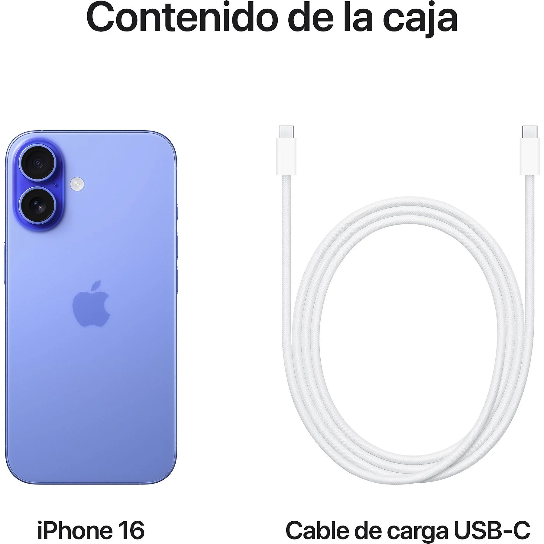 Apple iPhone 16, Azul ultramar, 5G, 6.1 " OLED Nuevo