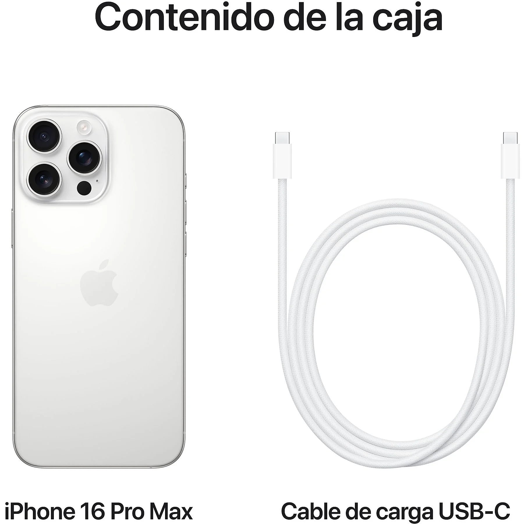 Apple iPhone 16 Pro Max, Titanio Blanco, 5G, 6.9 " OLED Nuevo