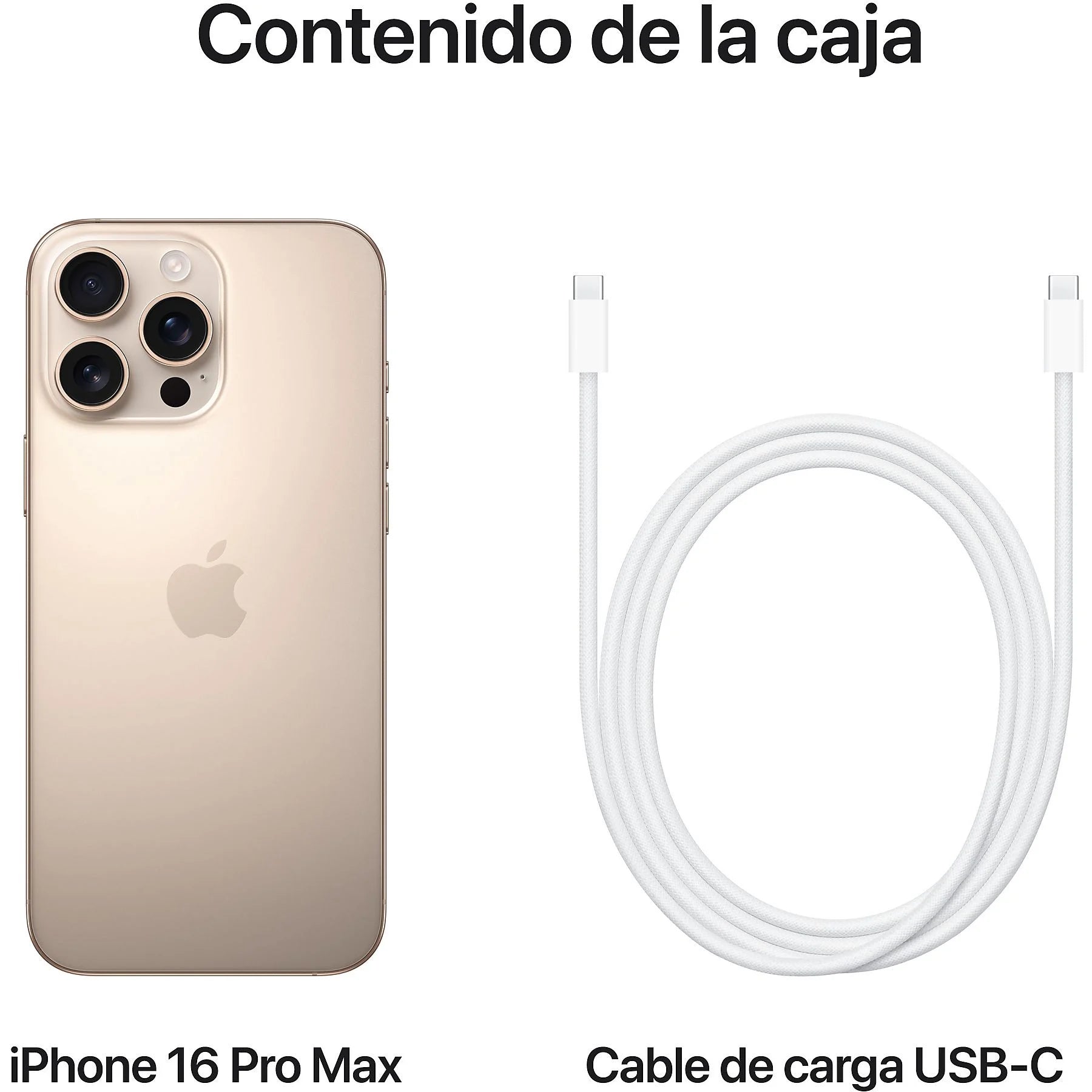 Apple iPhone 16 Pro Max, Titanio Desierto, 5G, 6.9 " OLED Nuevo