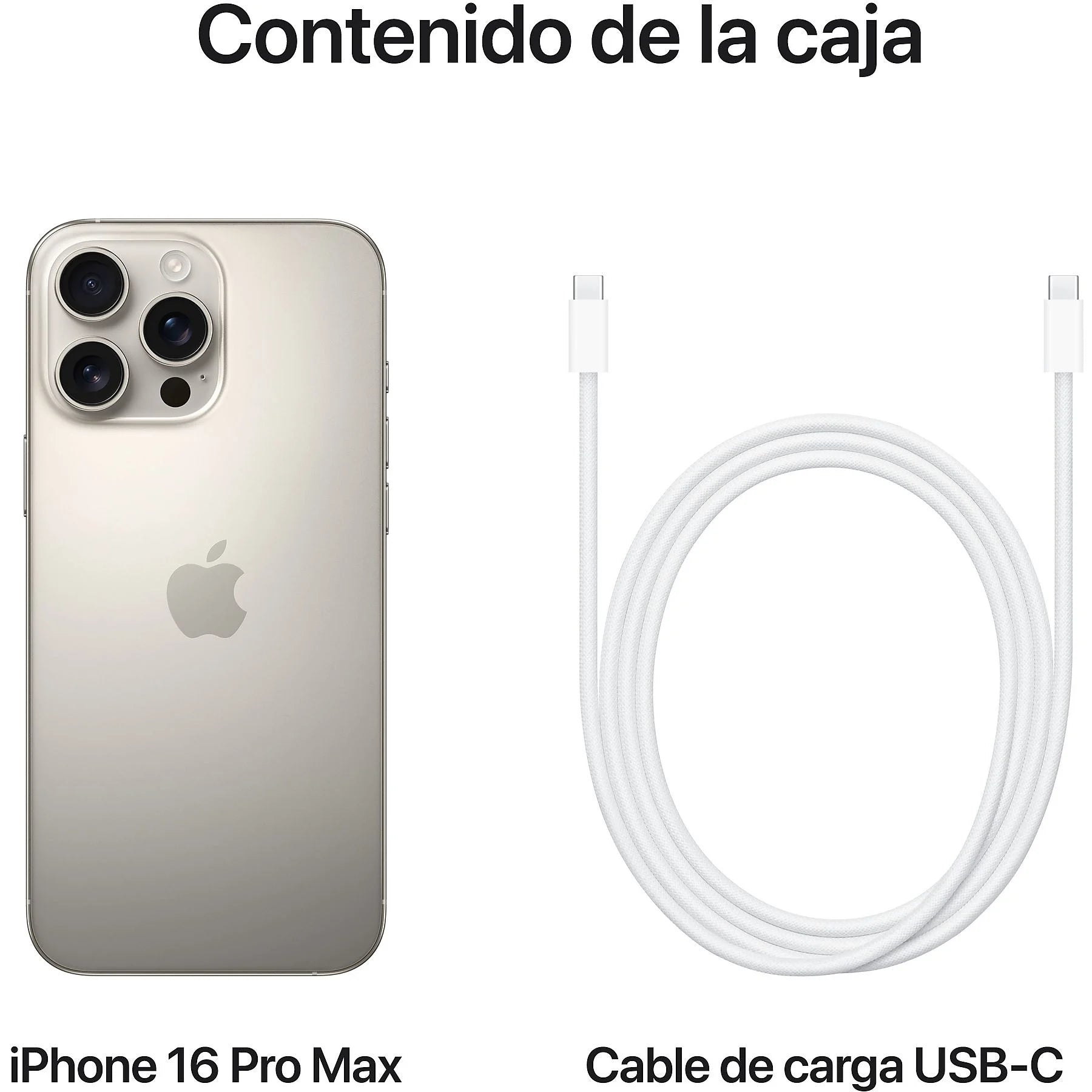 Apple iPhone 16 Pro Max, Titanio Natural, 5G, 6.9 " OLED Nuevo